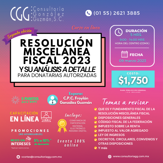Resolución Miscelánea Fiscal 2023
