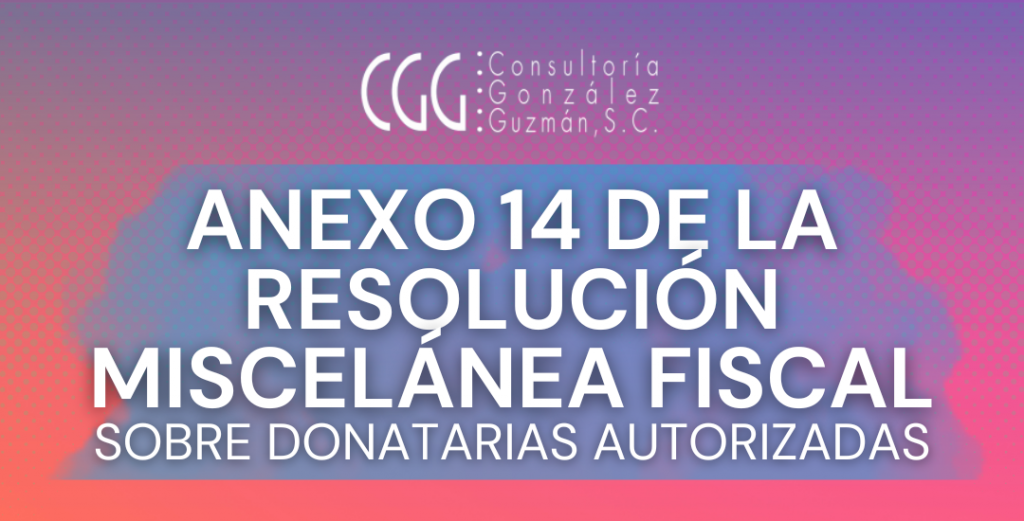 Anexo 14 Donatarias Autorizadas